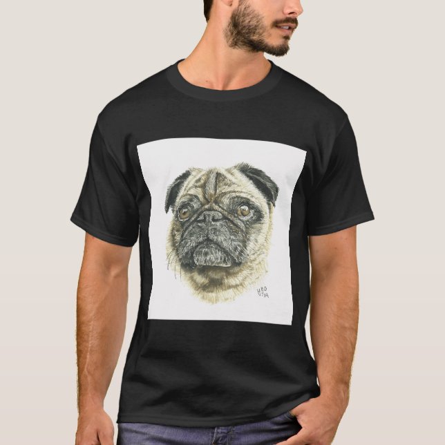 The adorable pug T-Shirt (Front)