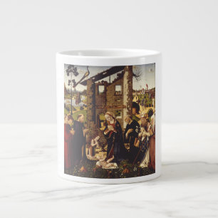 The Adoration by Biagio d'Antonio Medieval Art Large Coffee Mug