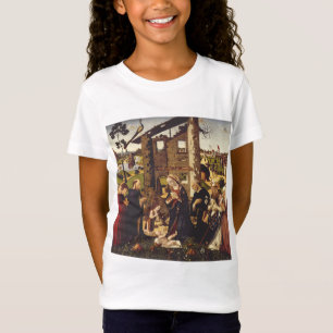 The Adoration by Biagio d'Antonio Medieval Art T-Shirt