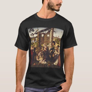 The Adoration by Biagio d'Antonio Medieval Art T-Shirt