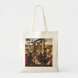 The Adoration by Biagio d'Antonio Medieval Art Tote Bag