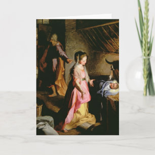 The Adoration of the Child, 1597 Card