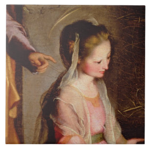 The Adoration of the Child, 1597 Tile