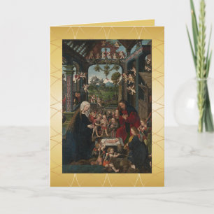 The Adoration of the Christ Child Holiday Card
