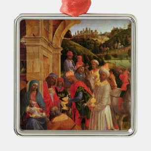The Adoration of the Kings Metal Tree Decoration