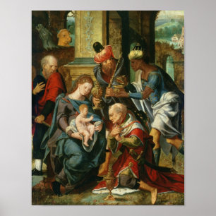 The Adoration of the Magi, 1530 Poster