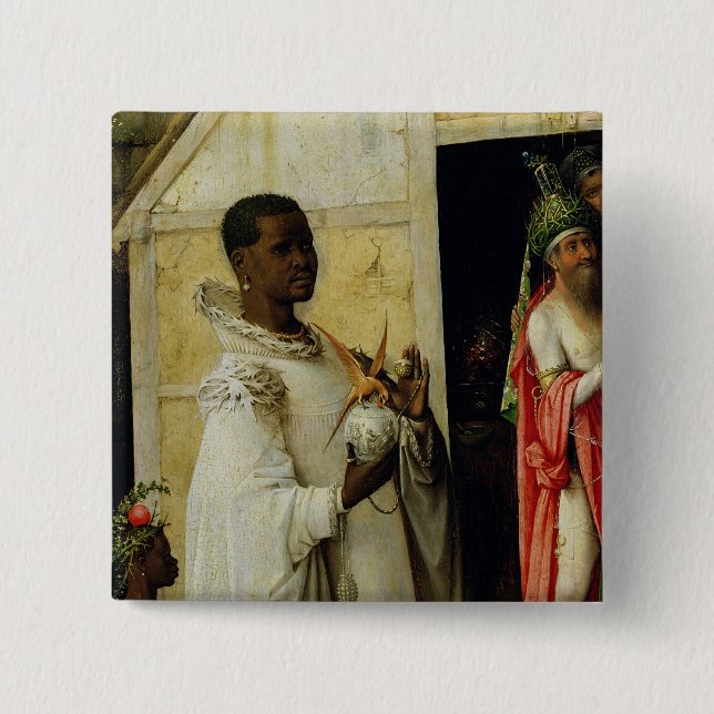 The Adoration of the Magi 15 Cm Square Badge (Front)
