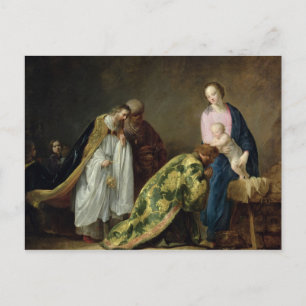 The Adoration of the Magi, 1638 Postcard