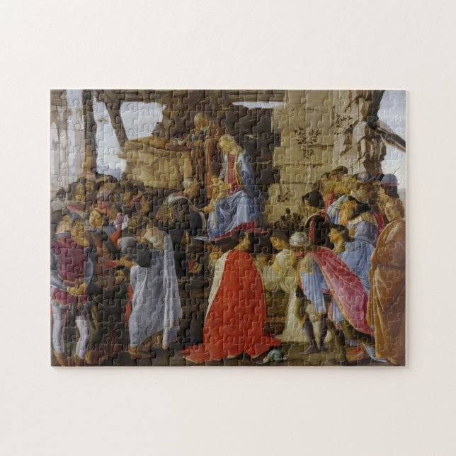 The Adoration of the Magi by Botticelli Jigsaw Puzzle (Horizontal)