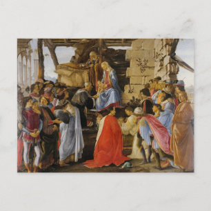 The Adoration of the Magi by Botticelli Postcard