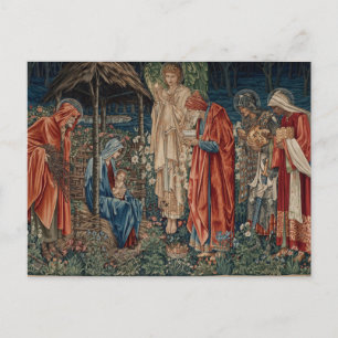 The Adoration of the Magi by Edward Burne-Jones Postcard
