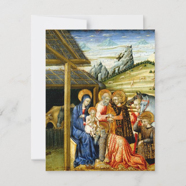 The Adoration of the Magi by Giovanni di Paolo (Front)