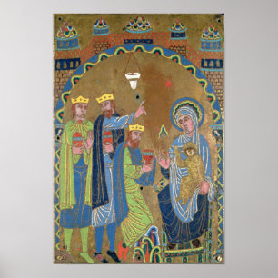 The Adoration of the Magi, c.1189 Poster