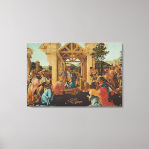 The Adoration of the Magi, c.1478-82 Canvas Print