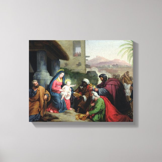 The Adoration of the Magi, c.1833-36 Canvas Print (Front)