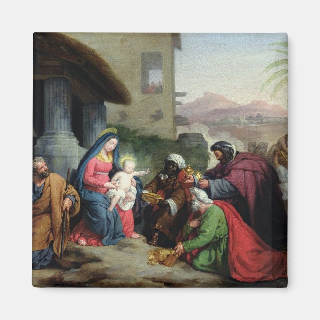 The Adoration of the Magi, c.1833-36 Magnet (Front)