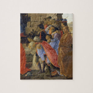 The Adoration of the Magi, detail of depicting sel Jigsaw Puzzle