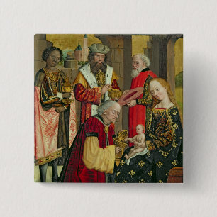 The Adoration of the Magi, from the Dome Altar 15 Cm Square Badge