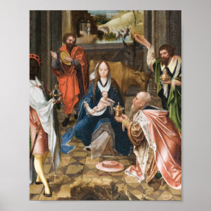 The Adoration of the Magi- jesus Holiday Poster