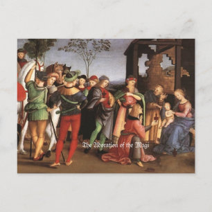 The Adoration of the Magi Postcard