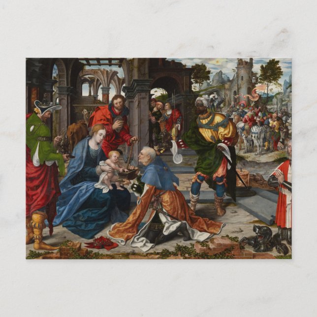 The Adoration of the Magi Postcard (Front)