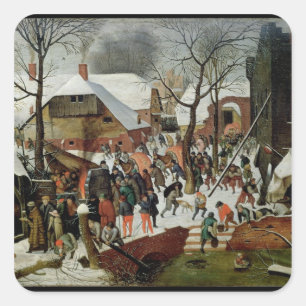 The Adoration of the Magi Square Sticker
