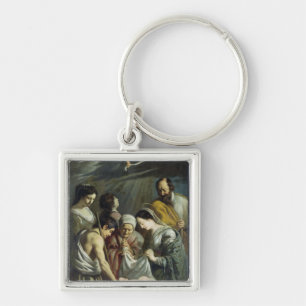 The Adoration of the Shepherds, c.1630-32 Key Ring
