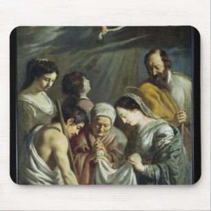 The Adoration of the Shepherds, c.1630-32 Mouse Mat
