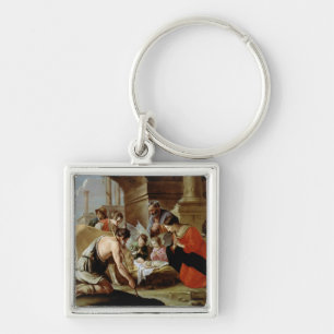 The Adoration of the Shepherds, c.1638 Key Ring