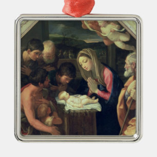 The Adoration of the Shepherds, c.1640-42 Metal Tree Decoration