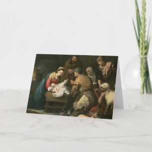 The Adoration of the Shepherds, c.1650 Card