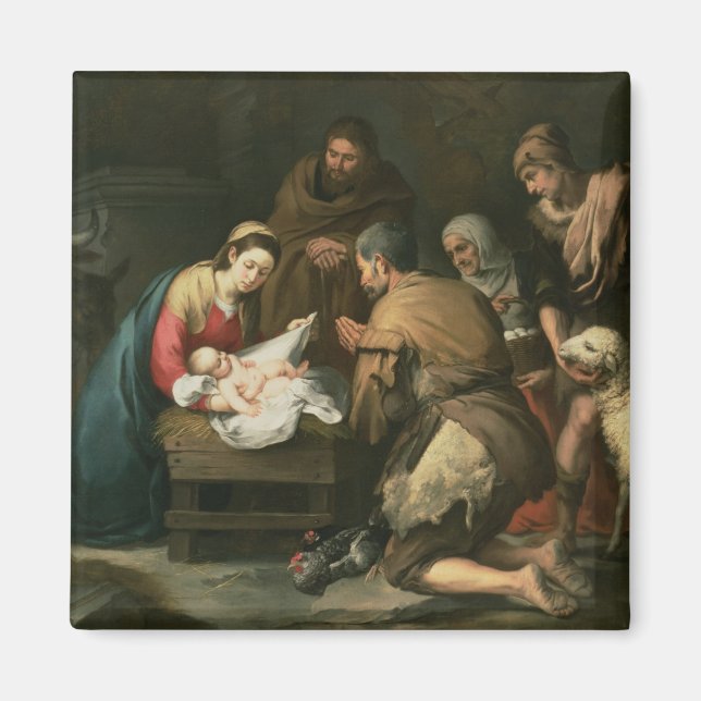 The Adoration of the Shepherds, c.1650 Magnet (Front)