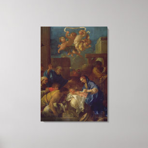 The Adoration of the Shepherds Canvas Print
