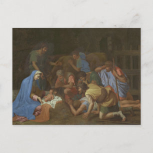 The Adoration of the Shepherds circa 1653 Postcard