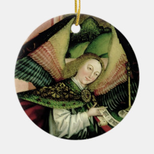 The Adoration of the Shepherds - detail of an Ange Ceramic Tree Decoration