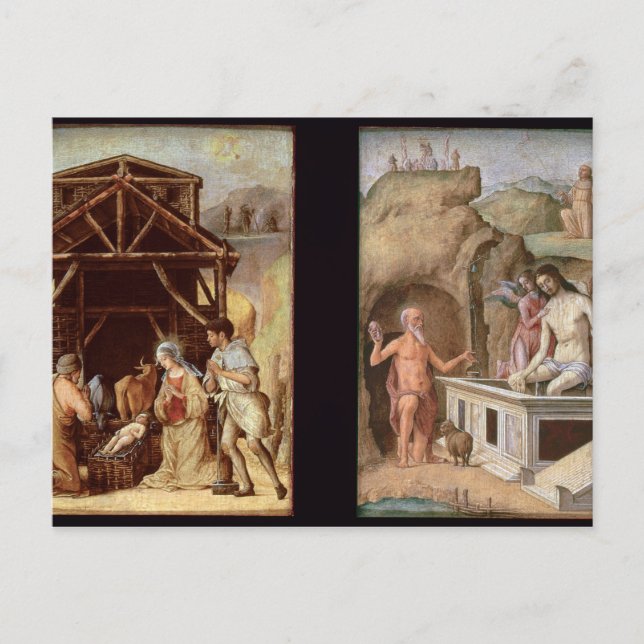 The Adoration of the Shepherds Postcard (Front)