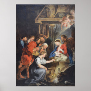 The Adoration of the Shepherds Poster
