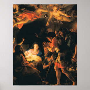 The Adoration of the Shepherds Poster