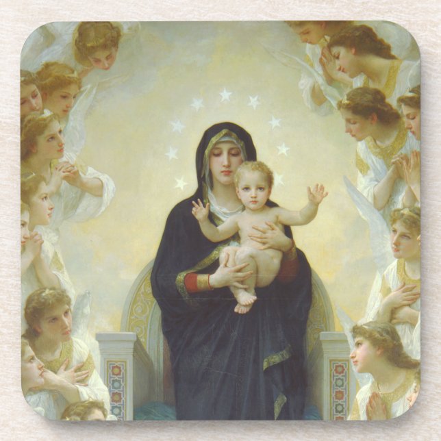 The Adoration Set of Cork Coasters (Front)