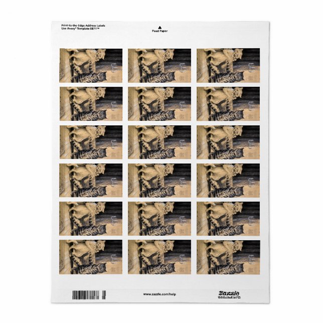 The Advance by Louis Wain Label (Full Sheet)