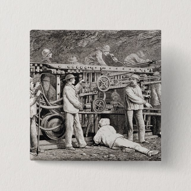 The Advanced Gallery on the French Side of the Mon 15 Cm Square Badge (Front)