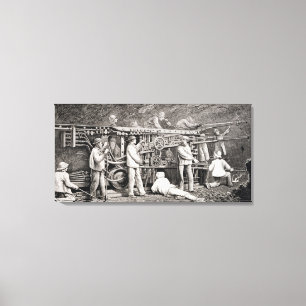 The Advanced Gallery on the French Side of the Mon Canvas Print