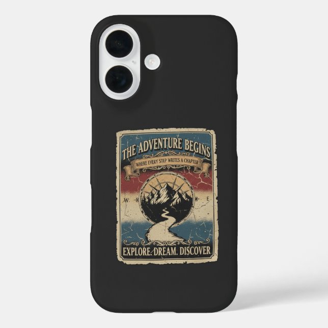 The adventure begins Case-Mate iPhone case (Back)
