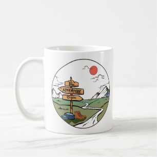 The Adventure Begins Coffee Mug