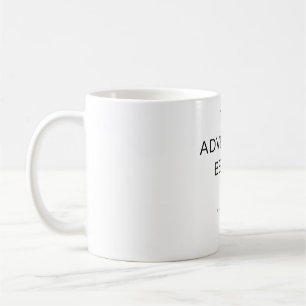 The Adventure Begins Cute New Baby Announcement Coffee Mug