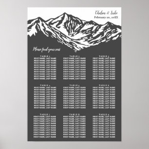 The Adventure Begins Mountain Seating Chart