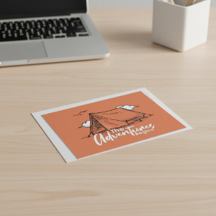 The Adventure Begins Postcard