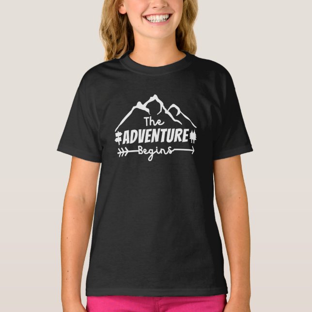 The Adventure Begins  T-Shirt (Front)