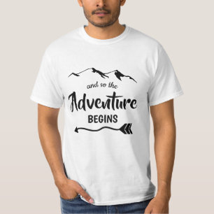 The Adventure Begins Trendy T-Shirt