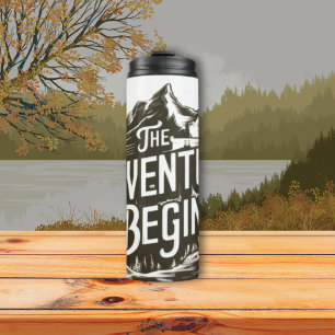 The Adventure Begins Tumbler - Thermal Travel